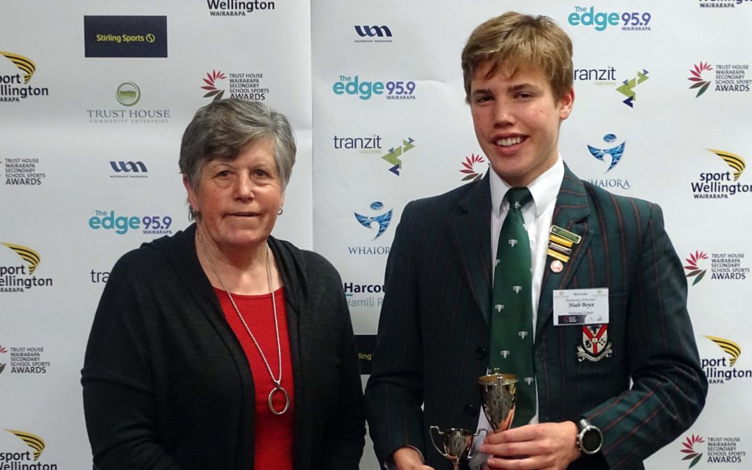 Noah Boyce Recipient of the Robert Algie Memorial Sport Trust Scholarship 2019